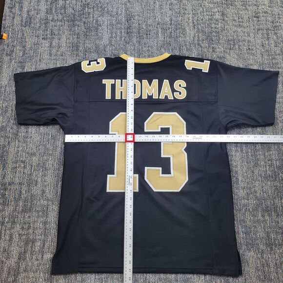 UNSIGNED CUSTOM Sewn Stitched Michael Thomas Black Jersey - Mens XL Hofsm - Picture 6 of 10